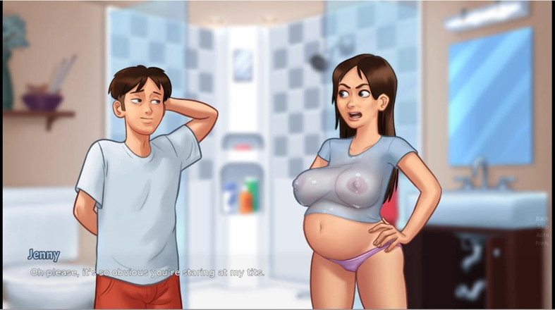 XXX Games Bunk: Letní sága - Herní hra - Roleplay - Focení těhotné teenagerky a teenagerky