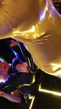 Latex foot fisting