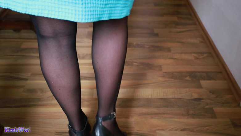 KimisWorld: High Heels klickt auf Holzboden - Langsamer Gehend Fersensound Asmr