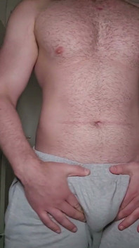 Grey Sweatpants Cumshot;) Full Horny!