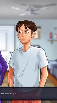 Summertime saga: stepson fucks his stepmom and fills her pussy with cum ep 190