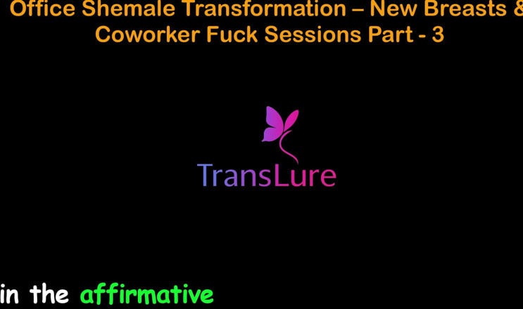TransLure: English Audio Sex Story - Office Shemale Transformation - New Breasts &amp; Coworker...