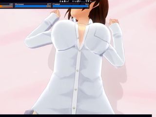 H3DC: 3d hentai en primer plano, pelirroja monta tu polla