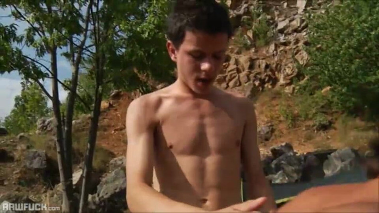 Raw Fuck: Sharing a Tent Means Sharing the Jizz