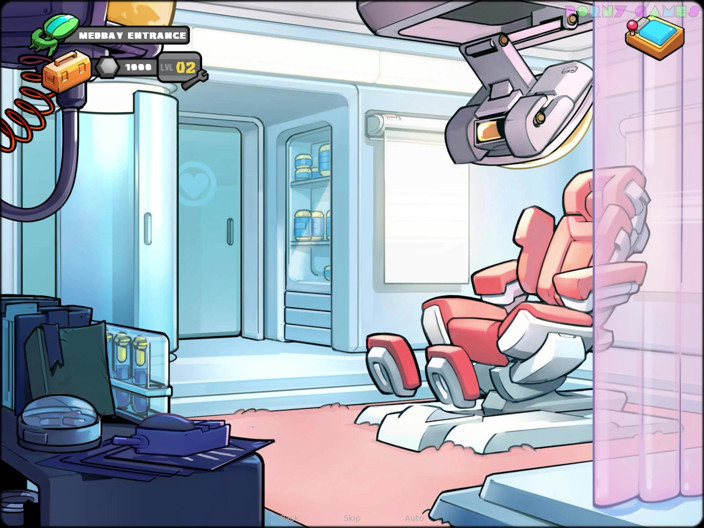 Porny Games: Space Rescue - Sexuální tratment s nadrženou blonďatou doktorkou