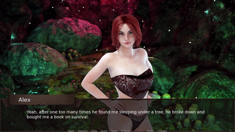 3D Cartoon Porn: Love season 10: alex menyelamatkan nina yang lagi mandi dari goa...