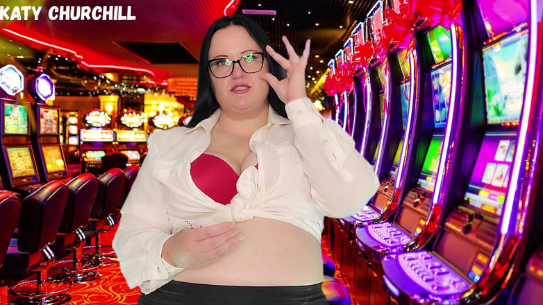 Katy Churchill: Dealer kasino bbw mengontrol kontolmu dengan permainan kartu