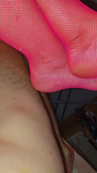 Anna Fire Fucks in Pink Tights