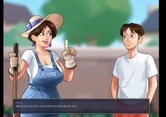 Summertime saga: the MILF from the garden and the guys from the park ep 75