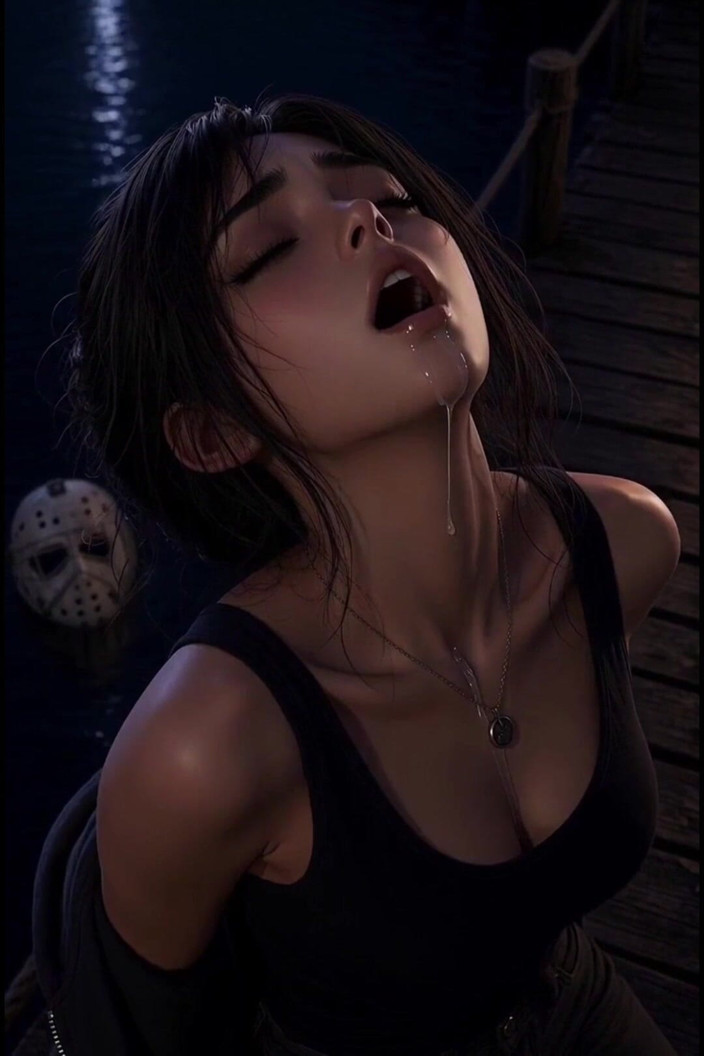 Wertstofsamler: 3D Anime Woman, Summer Vacation at the Lake House Halloween