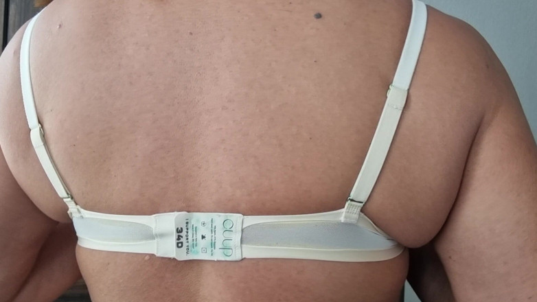 Only bras: Bra transparan seksi, menyentuh payudara saya dan masturbasi