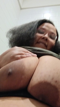 Flashing My Big Fat Titties in the Bathroom at the Library