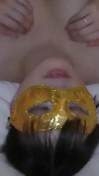 Busty Japanese girl gives a titjob and good pussyfuck