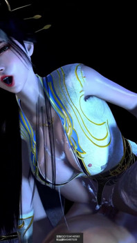 3D สาวเอเชียเงียนโชว์คอสเพลย์ นอกใจกับควยใหญ่