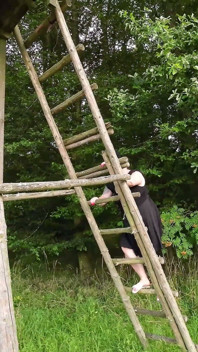 Xxl Pissing From Above in the Forest