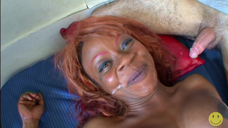 French Amateur Porn: Busty Ebony Naomie Lionness Fucked Hard Before Getting a Facial...