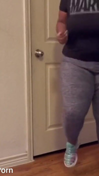 Pissing My Self Wearing Sports Leggings