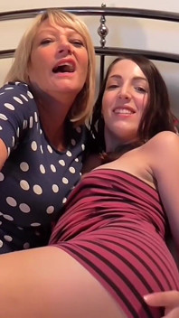 55 Year Old MILF Amy Goodhead Has Hot Lesbian Sex with Spanish Babe Liz Rainbow