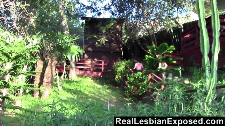 Real Lesbians Exposed: Sky wants to try threesome outdoor lesbian actions