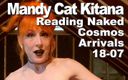 Cosmos naked readers: Mandy Cat Kitana läser naken Kosmos ankomster