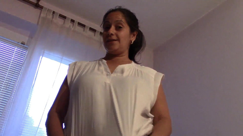 Randy and Deria: Nanny helps a young man cum