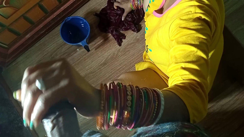 FireeCouple: Ngentot pembantu di kamar mandi