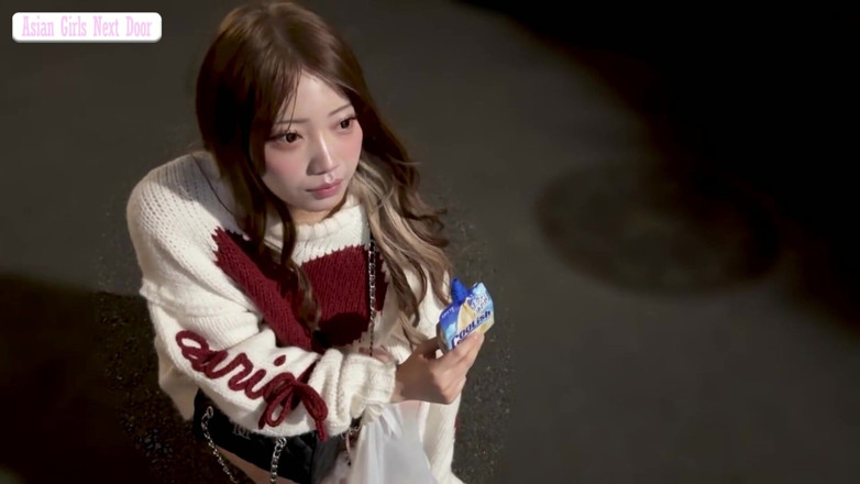 A case of fling: Remote Vibrator Teasing F-cup Model Walking Through Busy City Streets