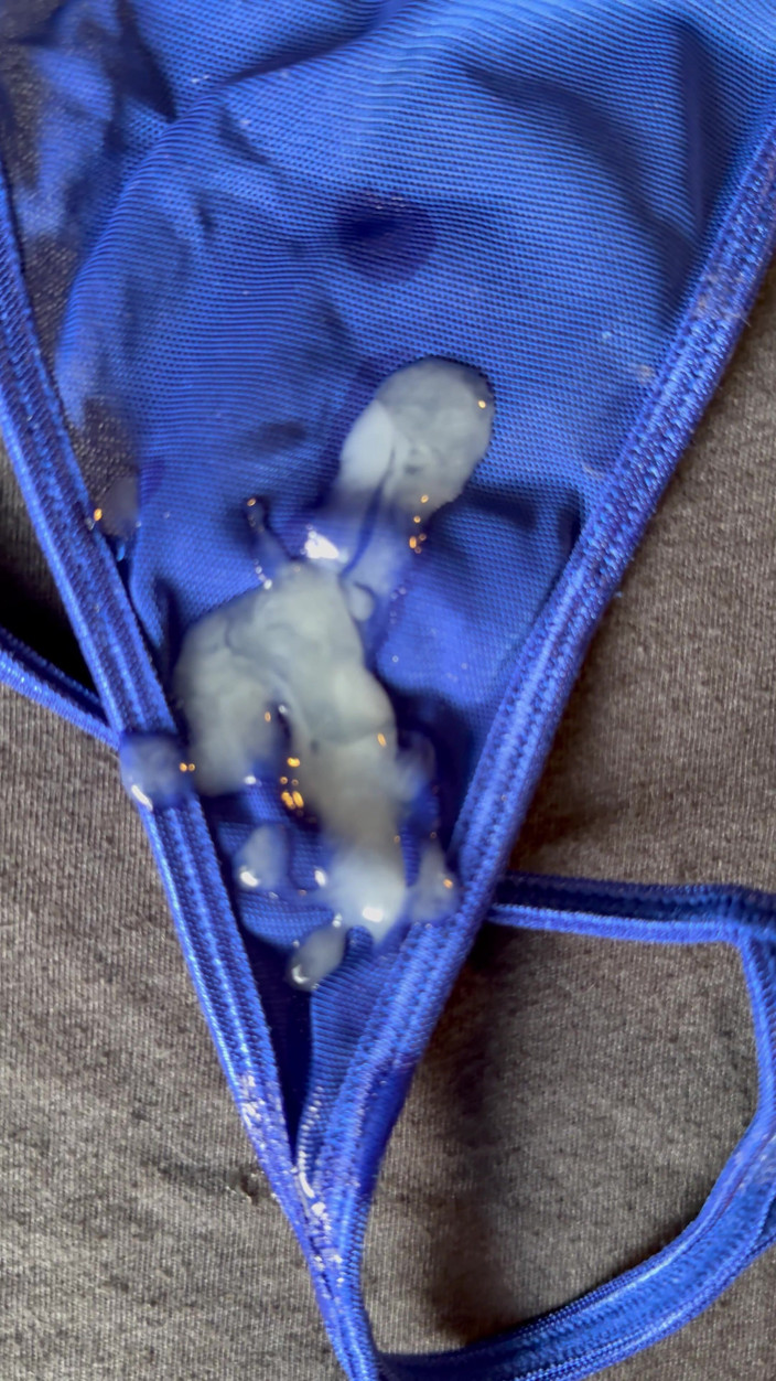 CumDaily: Cum on Wife’s Panties 22
