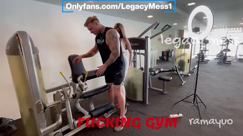 Legacy Mess: Outdoor Gym Fuck Exciting Public Fuck with Stunning Blonde Asian...