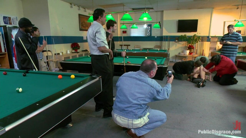 Public Disgrace by Kink: 19 años con enormes tetas naturales es humillada y follada...