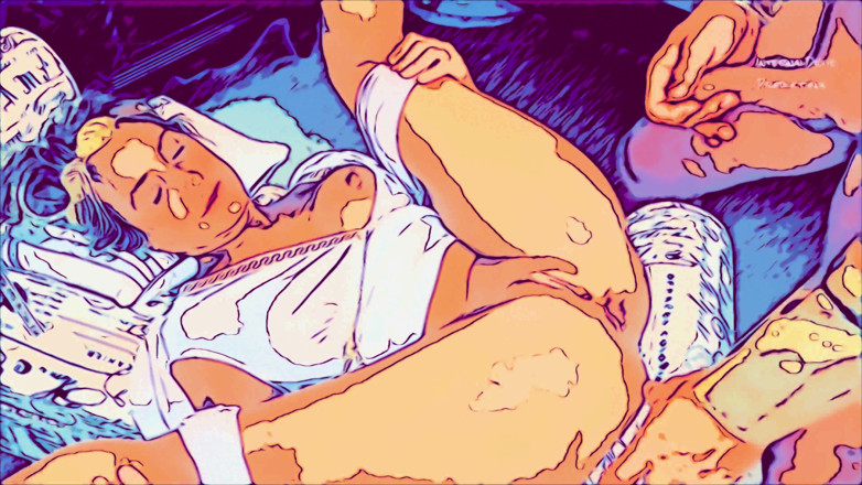 InternalDrive: Ass to mouth machine. Hentai cartoon style