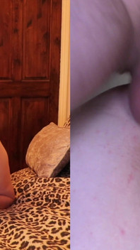 Анал с игрушкой Chris - экран пролитое