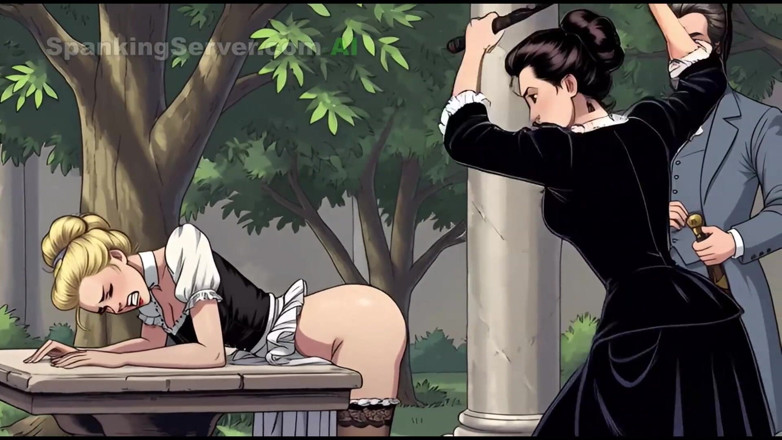 SpankingServer - AI: The Maid Is Punished, 270326comic1