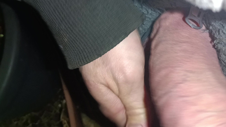 Rockardglans: Waktu malam Onesie Wank, Sudut pandangan dekat dan pancut mani -...