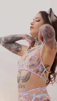 Mari Galore casting interview en striptease