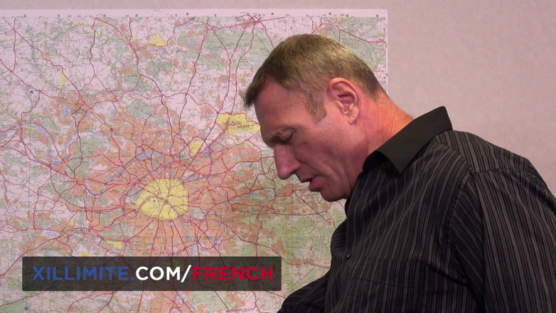 French girls at work: Hot blonde babe fucked by older guy