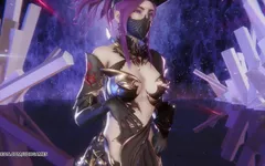 [mmd] Dreamcatcher - Maison Ahri Akali Evelynn Seraphine Sexy Striptease Dance 4K 60fps