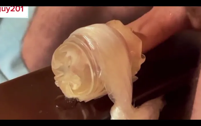Bigbadfriendlyguy: Dirty Talking Daddy Fucking Fleshlight and Moaning Until Huge Cum -...