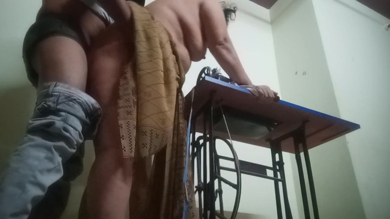 Telugu-fuckers: Telugu Stepaunty Fucking with Neighbour Tailor Guy Dirty Talks About...