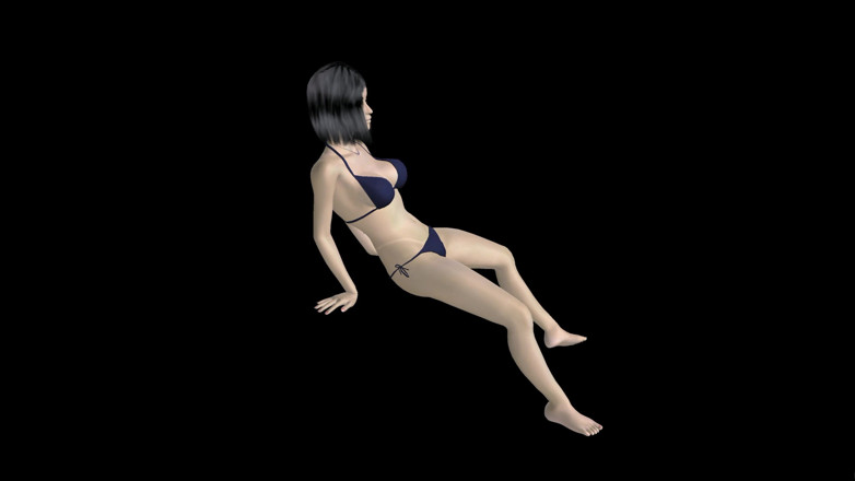 RenderLust: 动画 3D 色情 - 非常漂亮的女孩用香蕉自慰直到高潮