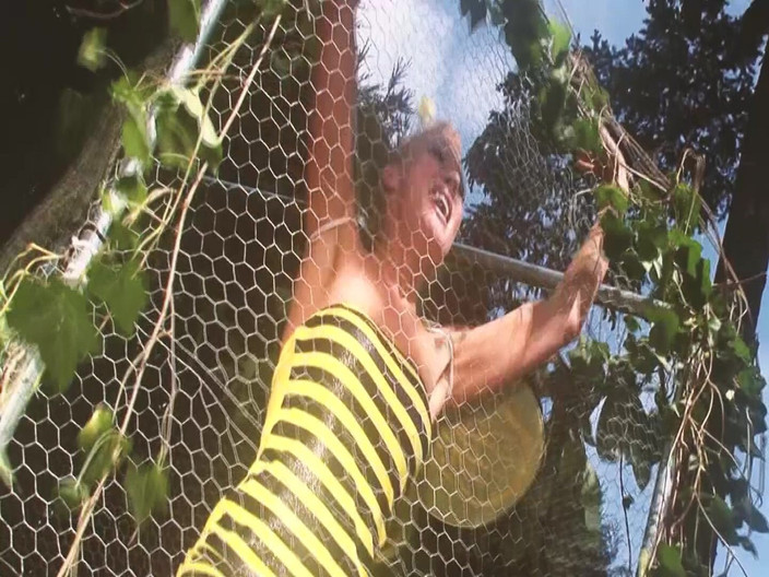 The Window of Sex: Sex Garden Сцена 4 Пара грудастых блондинок фей трахаются вместе в оргии фантазий