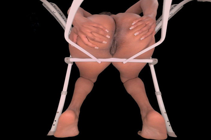 Ebony VR Solos VR.AR Fetish Films: Chy's 1st Toilet POV - Zremasterowany