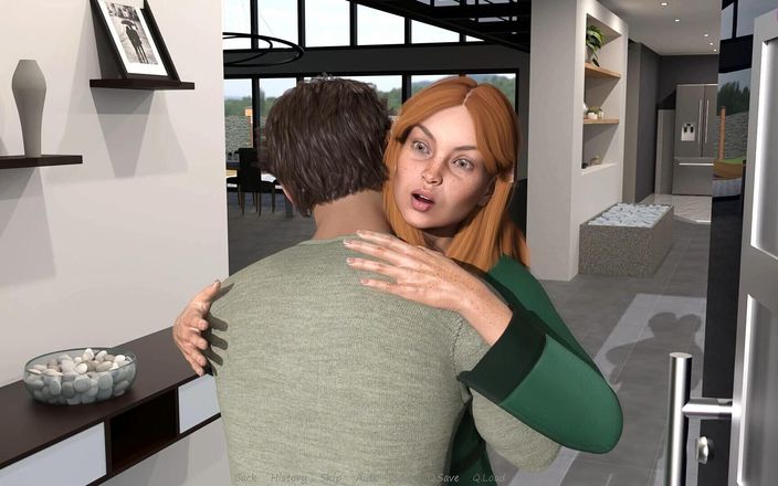 Adultgameplayvideos: Min styvbrors fru 2 när jag kramade Jennifer tätt krossades hennes...
