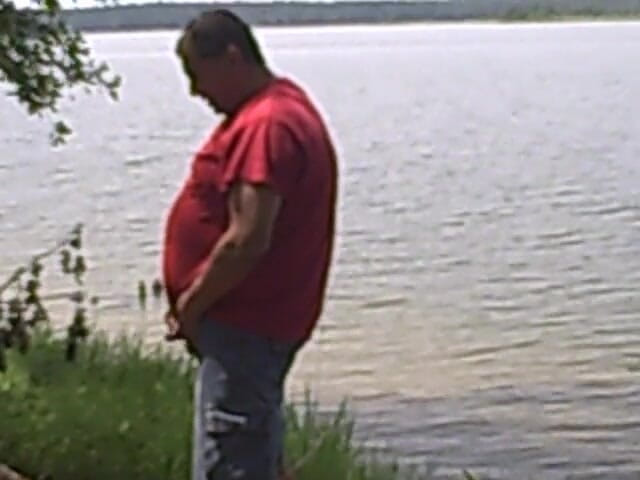 BBW nurse Vicki adventures with friends: Caught you pissing by the lake