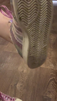 My Sneakers and I'm Wet and Im so Horny!