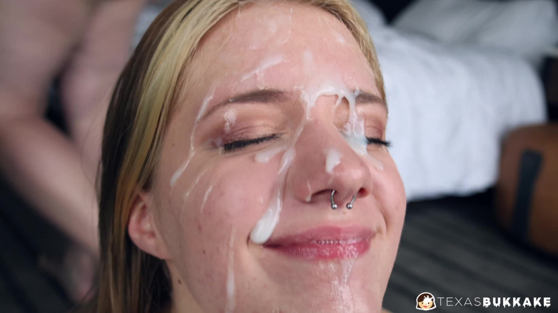 Bukkake & Gangbangs from Texas!: Blonde Sluts First Bukkake