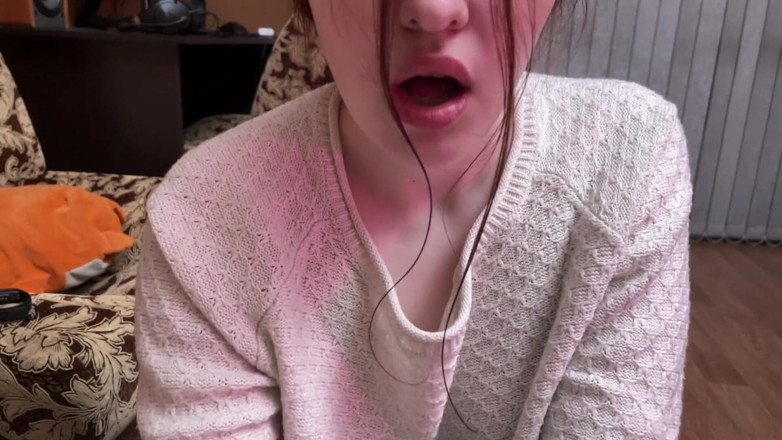 Vaisiti7: Filled the beauty's face with a large portion of sperm