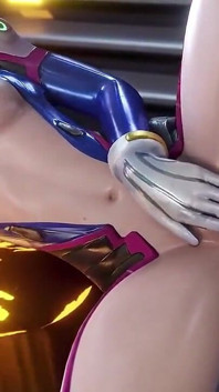 3D Dva pompino e creampie