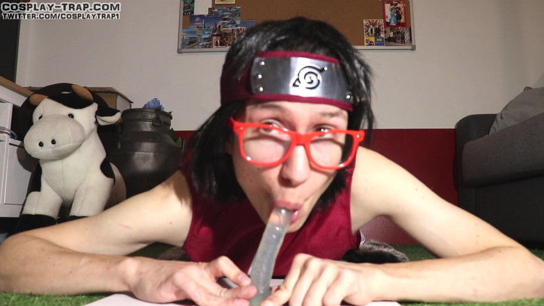 RosalinaxGirl: Naruto Sarada feet and ass play trap cosplay