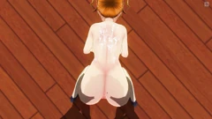 H3DC: 3D Hentai POV Fucked a Redhead in a Doggy Pose and Cum on ...